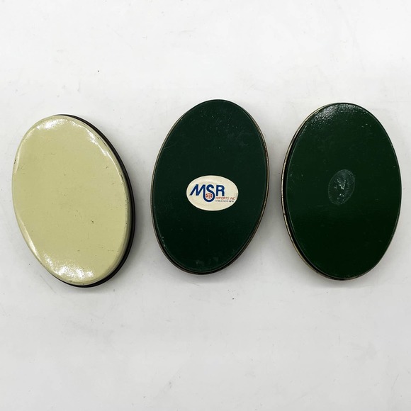 Vtg Coca Cola Sewing Tins Mini Oval Lot of 3 Tip Trays Hong Kong Import 1970s - Picture 2 of 5